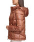 Фото #3 товара Women's Shine Hooded Packable Puffer Coat, Created for Macy's