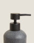 Фото #2 товара Stone grey resin bathroom soap dispenser