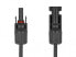 Delock 88231 - Cable - Black - 4 mm² - MC4 - Male - Female