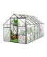 All-Season Heavy Duty 6x12 FT Greenhouse With Aluminum Base