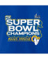 Фото #5 товара Men's Royal Los Angeles Rams Super Bowl LVI Champions Big Tall Parade Long Sleeve T-shirt