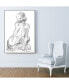 Фото #5 товара 20" x 16" Sitting Pose II Art Block Framed Canvas