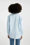 Kadın Uzun Kol Gömlek A4383ax/be744 Blue