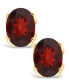 ფოტო #3 პროდუქტის Garnet (3 ct. t.w.) Stud Earrings in 14K Yellow Gold