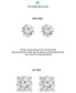 ფოტო #3 პროდუქტის Diamond Halo Stud Earrings (1 ct. t.w.) in 14k White Gold