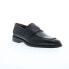 Фото #2 товара Bruno Magli Nathan BM3NTNA13 Mens Black Loafers & Slip Ons Penny Shoes