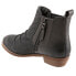 Softwalk Rockford S2058-097 Womens Gray Wide Suede Ankle & Booties Boots 9