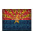Фото #1 товара Design Turnpike 'Arizona State Flag License Plates' Canvas Art - 47" x 35" x 2"