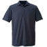 Фото #1 товара Page & Tuttle Solid Heather Short Sleeve Polo Shirt Mens Blue Casual P2003-DKN