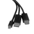 Фото #6 товара HDMI - DisplayPort or Mini DisplayPort to HDMI Converter Cable - 2 m (6 ft.) - 2 m - DisplayPort + Mini DisplayPort + HDMI - HDMI + USB - Male - Male/Female - USB