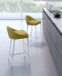 Фото #6 товара 30" each, Set of 2 Steel, Polyester Reykjavik Slender Legs Counter Chair