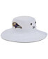 ფოტო #1 პროდუქტის Men's White Baltimore Ravens 2023 NFL Training Camp Panama Bucket Hat