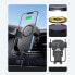 Фото #2 товара Samochodowa ładowarka bezprzewodowa Qi 15W + uchwyt telefonu na kratkę czarny