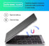 Фото #15 товара Samsers Foldable Bluetooth Keyboard - Portable Wireless with Stand Holder, Rechargeable Ultra Slim Compatible with iOS Android Windows Smartphone Tablet Laptop Black