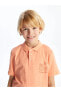 LCW Kids Polo Yaka Baskılı Kısa Kollu Erkek Çocuk Tişört