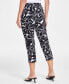 Фото #1 товара Women's Printed Capri Pants, Created for Macy's