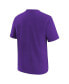 Big Boys and Girls Purple Los Angeles Sparks Essential Logo T-Shirt Фиолетовый, M - фото #3