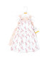 Toddler Girls Cotton Dresses, Flamingo Pineapple 2pck