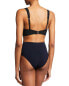 Фото #2 товара SHAN 278187 Classique Solid Bikini Top Black size 14