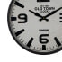 Настенное часы Белый Чёрный Железо 46 x 46 x 6 cm