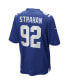 ფოტო #2 პროდუქტის Men's Michael Strahan Royal New York Giants Game Retired Player Jersey