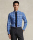 ფოტო #1 პროდუქტის Men's Poplin Plaid Shirt