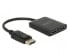 Фото #2 товара Разъемы и переходники Delock 87720 - DisplayPort - 2x HDMI - 3840 x 2160 пикселей - Черный - Пластик - 60 Гц