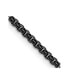 ფოტო #2 პროდუქტის Stainless Steel Black IP-plated Box Chain Necklace