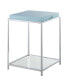 Фото #8 товара Palm Beach End Table with Shelf And Removable Trays