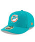 ფოტო #1 პროდუქტის Men's Aqua Miami Dolphins Omaha Throwback Low Profile 59FIFTY Fitted Hat