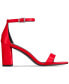 Фото #2 товара Women's Zoe Ankle-Strap Block-Heel Dress Sandals-Extended sizes 9-14