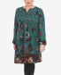 Фото #5 товара Plus Size Paisley Flower Embroidered Sweater Dress