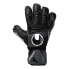 Фото #1 товара Вратарские перчатки Uhlsport Comfort Absolutgrip в чёрном цвете