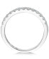 ფოტო #5 პროდუქტის Diamond Princess Halo Bridal Set (1-1/2 ct. t.w.) in 14k White Gold