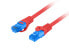 Фото #4 товара Lanberg PCF6A-10CC-0050-R - 0.5 m - Cat6a - S/FTP (S-STP) - RJ-45 - RJ-45 - Red