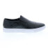 Фото #1 товара Robert Graham Napa RG5555S Mens Black Leather Lifestyle Sneakers Shoes 10
