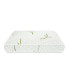 Фото #3 товара Tea Infused Memory Foam Bed Pillow with Rayon from Bamboo Infused Cover, Jumbo