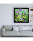 Фото #3 товара Tania Fedorova Mid-Century Floral Blue Canvas Art - 15.5" x 21"