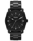 ფოტო #1 პროდუქტის Men's Machine Black Tone Stainless Steel Bracelet Watch 42mm