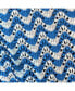 Фото #4 товара Women's Blue-and-White Wave Crochet Tube Top & Maxi Skirt Set