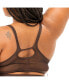 Фото #4 товара Plus Size Nude Shade Wireless Comfort Mesh Racerback Bra