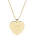 ფოტო #4 პროდუქტის Isabel Initial Heart Gold-Plated Pendant Necklace