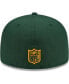 Men's Green Green Bay Packers City Cluster 59FIFTY Fitted Hat