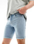 Фото #4 товара ONLY & SONS denim shorts in light blue