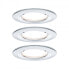 Фото #1 товара PAULMANN 934.99 - Recessed lighting spot - 3 bulb(s) - LED - 2700 K - 460 lm - Chrome