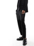 AllSaints Helm structured jersey suit trouser in black