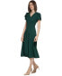 Фото #3 товара Women's Jewel-Neck Tulip-Sleeve Dress