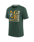 Фото #3 товара Men's Green Green Bay Packers Wordmark Logo Tri-Blend T-shirt