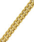 ფოტო #2 პროდუქტის Men's Diamond Link Bracelet (1/4 ct. t.w.) in Yellow Ion-Plated Stainless Steel