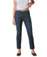 ფოტო #1 პროდუქტის Women's Sweet Crop Straight-Leg Jeans
